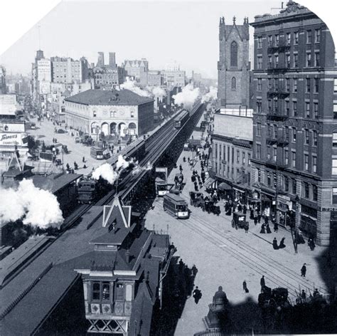 Herald Square And Elevated Railway 1902