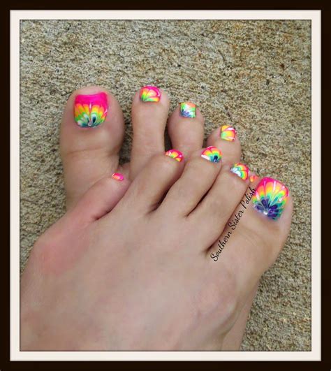Southern Sister Polish Flip Flops And Pedicures Beach Nail Designs