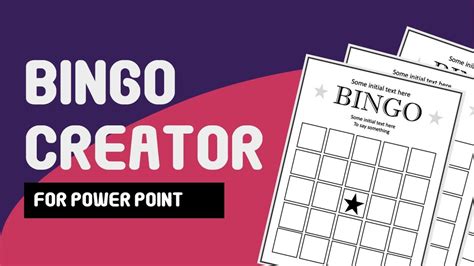 Bingo Creator For Powerpoint