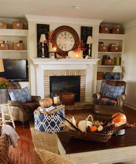 23 Easy Fall Decor Ideas For Living Room In 2020 Easy Fall Decor