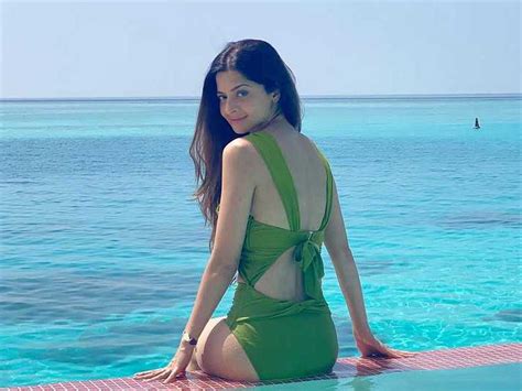 blue sea green bikini for vedhika telugu cinema