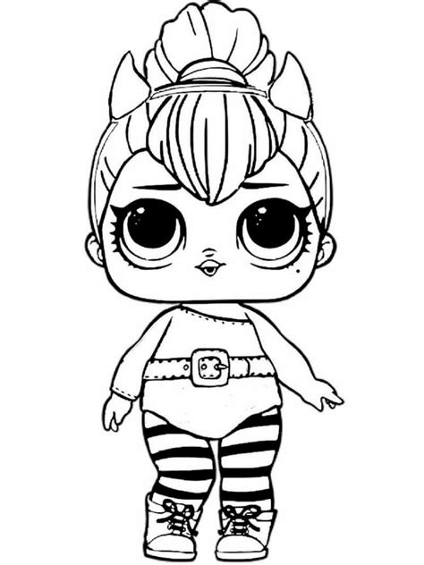 Large updated collection of 200 pieces. LOL dolls coloring pages. Free Printable LOL dolls ...