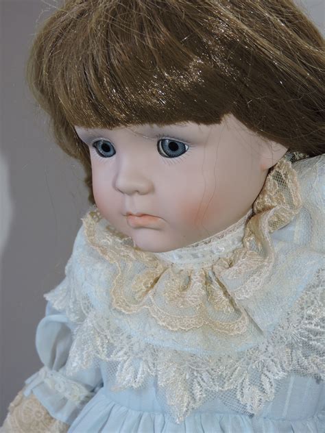 Bradley Dolls Daryll Porcelain Doll Long Dark Blonde Etsyde