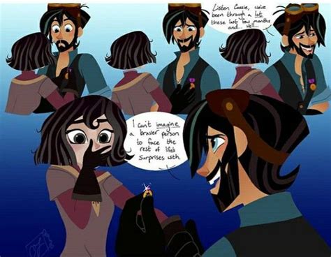However, she does not realize that she is the granddaughter of the man in the house. Varian and Cassandra. (With images) | Disney tangled ...