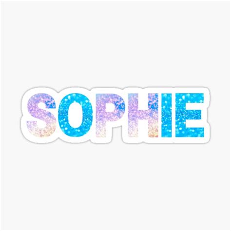 Sophie Sticker For Sale By Willowandme Redbubble