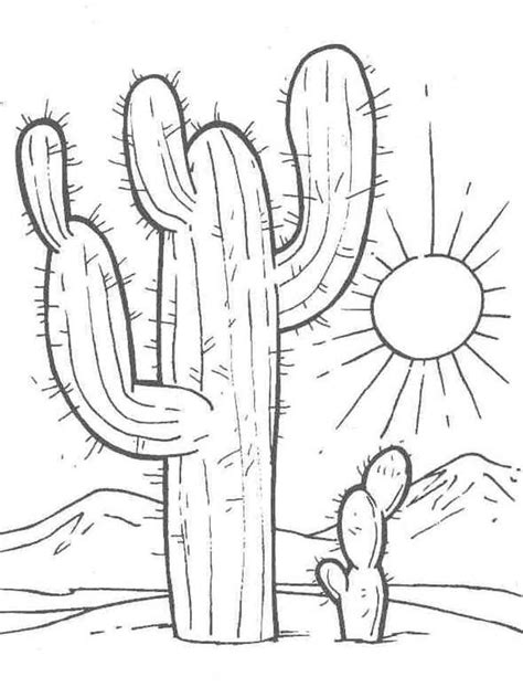 There's also a cute coloring supply test page inside that mimics the design of the cover, but in black and white. Cactus coloring pages. Download and print Cactus coloring ...