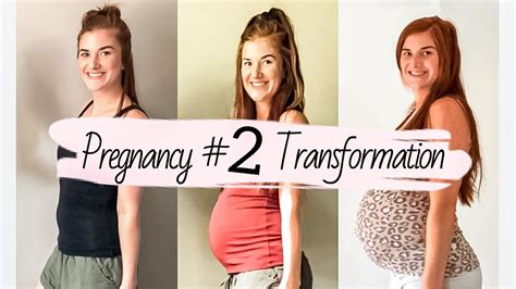 Pregnancy Transformation Week By Week Week Progress Youtube