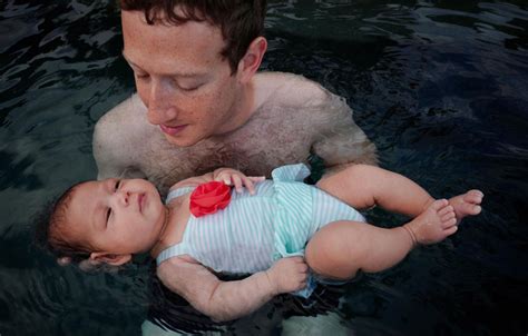 Caras Mark Zuckerberg é Um Pai Babado