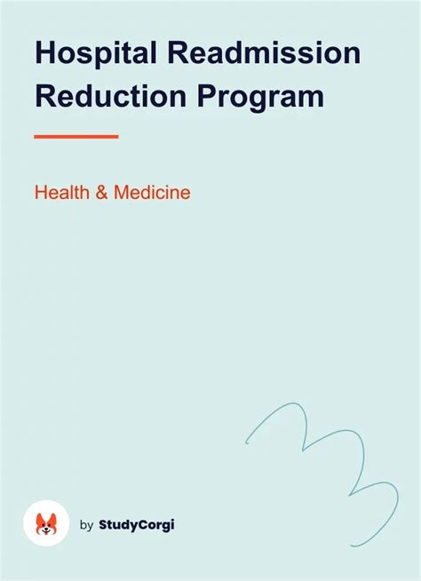 hospital readmission reduction program free essay example