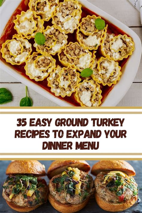 35 easy ground turkey recipes to expand your dinner menu🍴