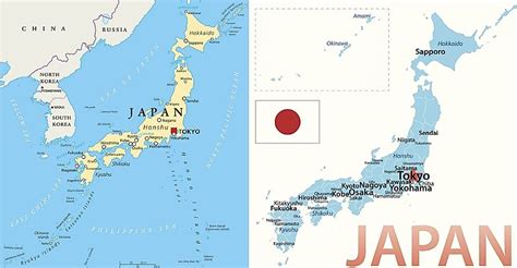 Onagi river from mapcarta, the open map. The Largest Japanese Islands - WorldAtlas.com