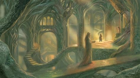 Concept Art Of Woodland Realm The Middle Earth World Of Tolkien