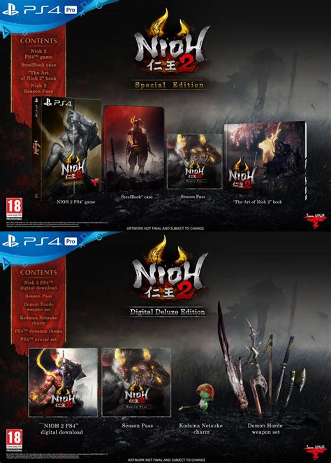 Special Editions For Nioh 2 Revealed Rnioh