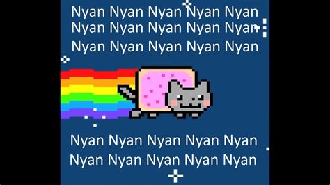 Nyan Cat But Every Time It Says Nyan It Gets 5 Faster Youtube