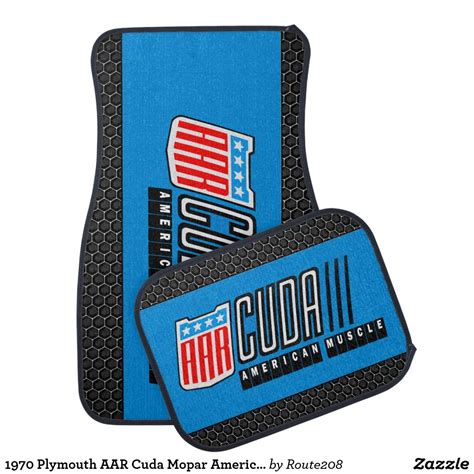 Plymouth Aar Cuda Mopar American Muscle Car Floor Mats Hemi Gifts