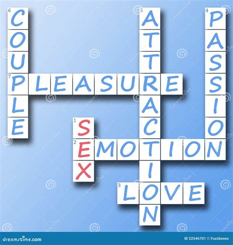 Sex On Crossword Stock Illustration Illustration Of Challenge 22546701