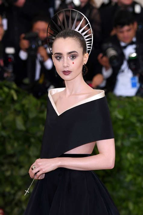 lily collins attends the costume institute benefit gala (met gala 2018