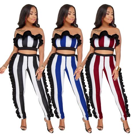 2018 New Fashion Women Sexy Party Jumpsuits Striped Print Bodysuits Ladies Night Club Casual