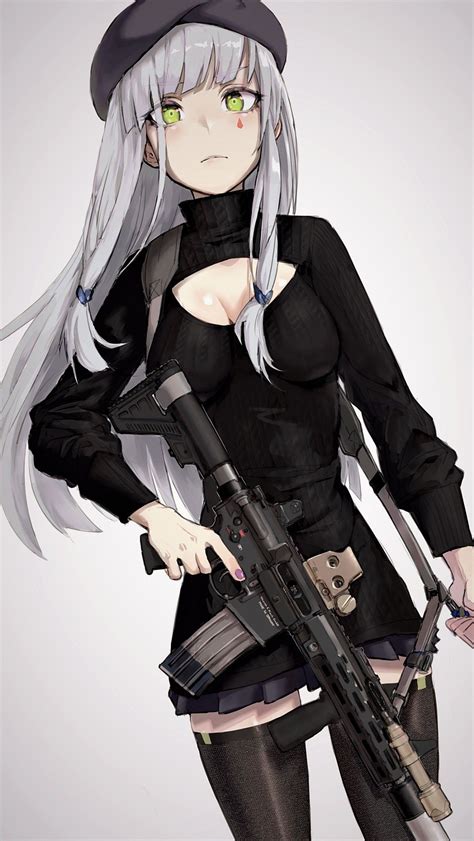 Hk416 Girls Frontline Battlefield Solider Gun Art Anime Anime Oc