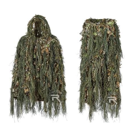 Hybrid Woodland Camouflage Ghillie Hunting Suit Camouflage Ghillig