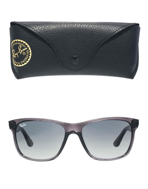 Lyst Ray Ban Crystal Wayfarer Sunglasses In Gray For Men