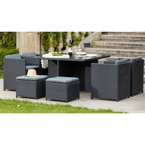 En aluminium, teck, bois, résine tressée ou résine ronde, il est synonyme de partage, soleil et barbecue.a la recherche d'un salon de jardin pas cher ?pour votre jardin ou votre balcon, alice's garden vous propose du mobilier de jardin tel que des. Salon de jardin en résine fauteuil encastrable