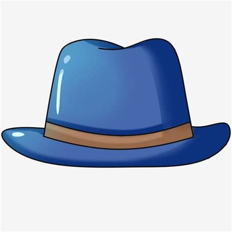Hat Clipart Transparent Png Hd Cartoon Blue Top Hat Illustration