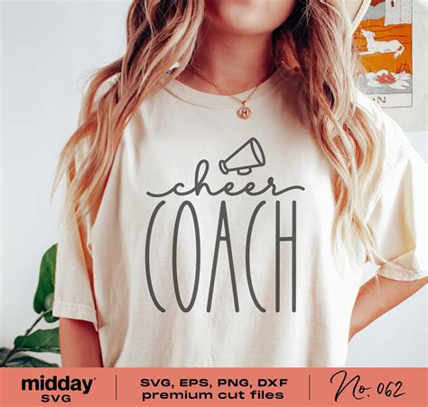 Cheer Coach Svg Png Dxf Eps Megaphone Cheerleader Coach Etsy Cheer Coach Shirts Cheer