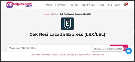 Tapi apabila menggunakan lazada expreess, maka anda bisa melakukan pengecekan di lex.co.id. Cara Cek Resi LEL Express Terbaru (Lex.co.id Tracking ...