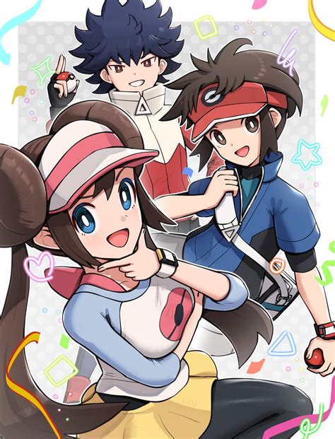 Rosa Nate And Hugh Pokemon And 2 More Drawn By Gonzarez Danbooru