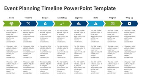 Event Planning Timeline Powerpoint Template Event Presentation Ppt