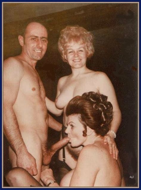 Vintage Wife Gets Naked For Friends Cumception