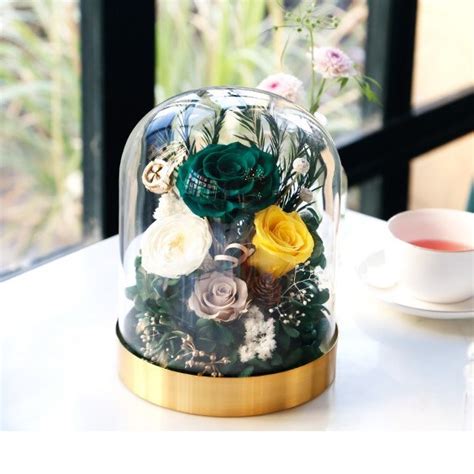 Wholesale Roses Preserved Long Lasting In Glass Dome With Box China