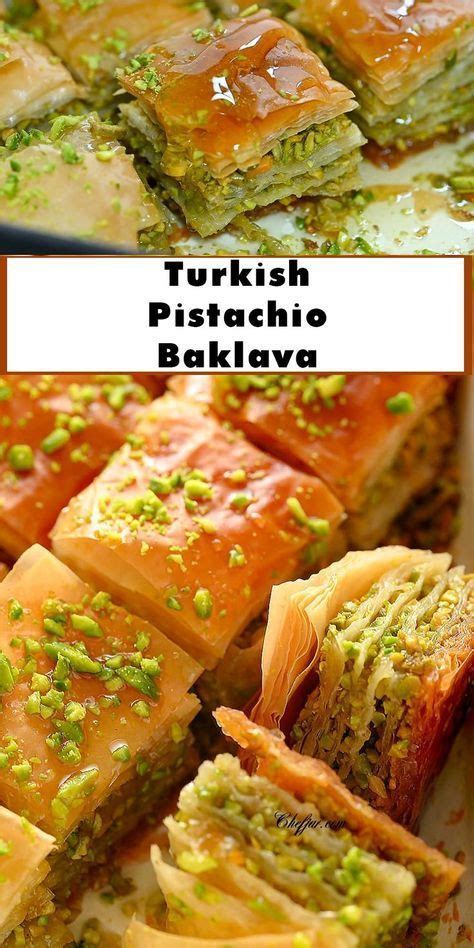 Turkish Pistachio Baklava Recipe Chefjar Recipe In 2023 Best