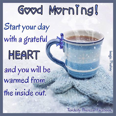 Grateful Heart Good Morning Quote Pictures Photos And Images For