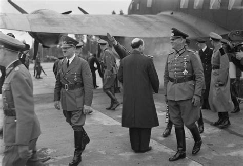 Hitler Archive Adolf Hitler At His Arrival In Finland In Front Of His