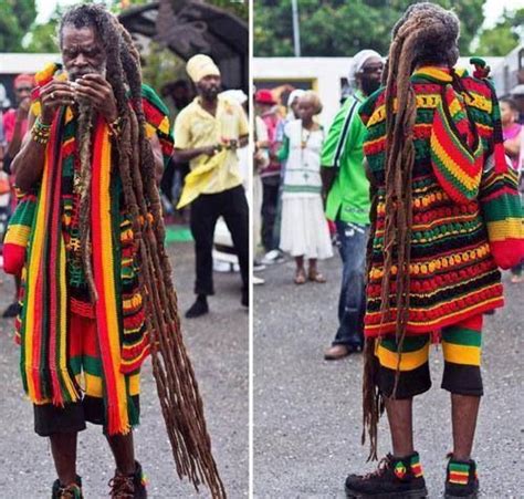Rasta Men Black Fashion Beautiful Dreadlocks Rastafarian