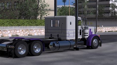 Peterbilt Purple And Gray Skin Ats Mods American Truck Simulator Mods