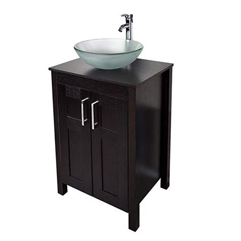 5 out of 5 stars (16) total ratings 16, 100%. Morden Bathroom Vanity with Frosted Glass Vessel Sink ...