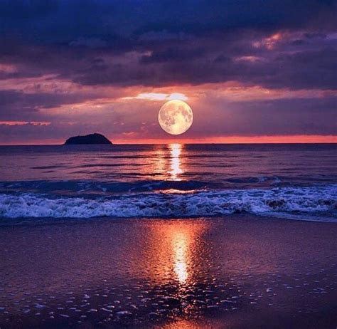 Beautiful Moon Beautiful Beaches Beautiful World Gorgeous Lovely