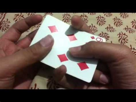 How to make a card disappear and reappear in your hand. How to make a card disappear using only your hands - YouTube
