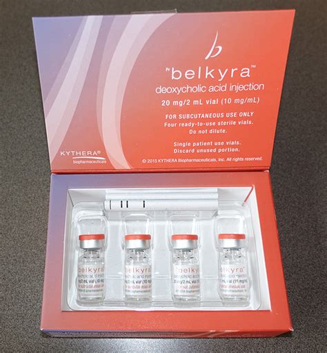Allergan Kybella Belkyra Deoxycholic Acid Injection 10 Mgml Only