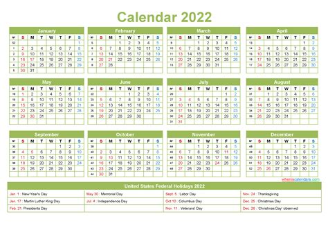 Quickly print a blank yearly 2022 calendar for your fridge, desk, planner or wall using one of our pdfs or images. Free Yearly 2022 Calendar with Holidays Word, PDF | Free Printable 2020 Monthly Calendar with ...