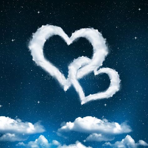 Heart From Clouds Stock Image Image Of Love Bright 31567639