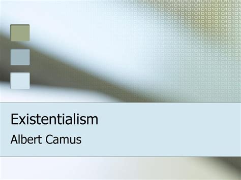 Existentialism Albert Camus Ppt Download