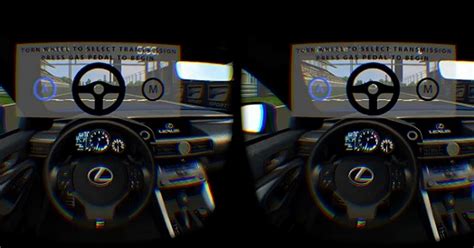 lexus creates an oculus rift powered virtual test drive