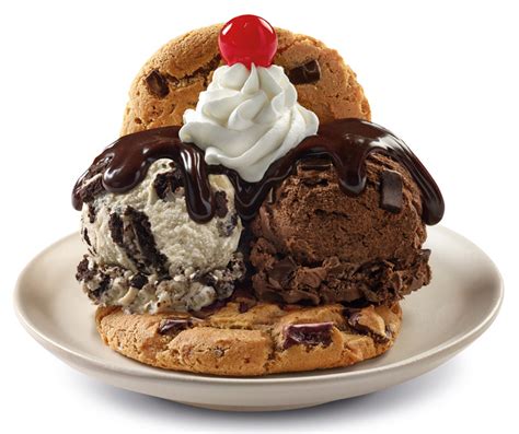Burt baskin and irv robbins began making ice cream in 1945. Baskin Robbins Cookie Sundaes | The Peach Kitchen