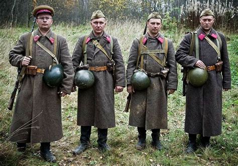 Russian Second World War Red Army Soldiers Soviet Army Soviet Union