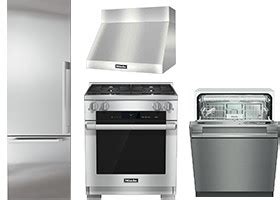 Морозильная камера miele mastercool series kfp3603 36 inch cleantouch steel panel. Miele MIKPRERADWRH101 4 Piece Kitchen Appliances Package ...