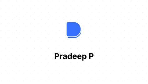 Pradeep P